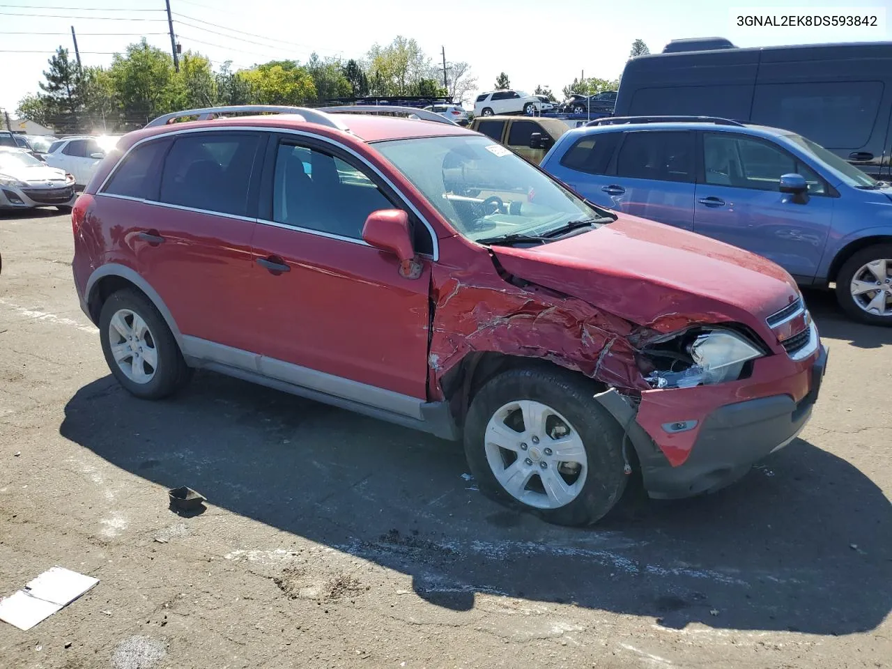 2013 Chevrolet Captiva Ls VIN: 3GNAL2EK8DS593842 Lot: 69703864