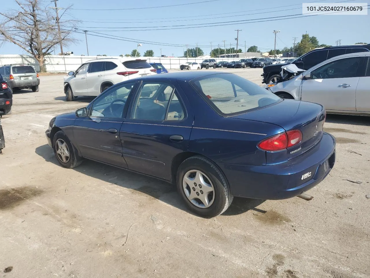 2002 Chevrolet Cavalier Base VIN: 1G1JC524027160679 Lot: 70813344