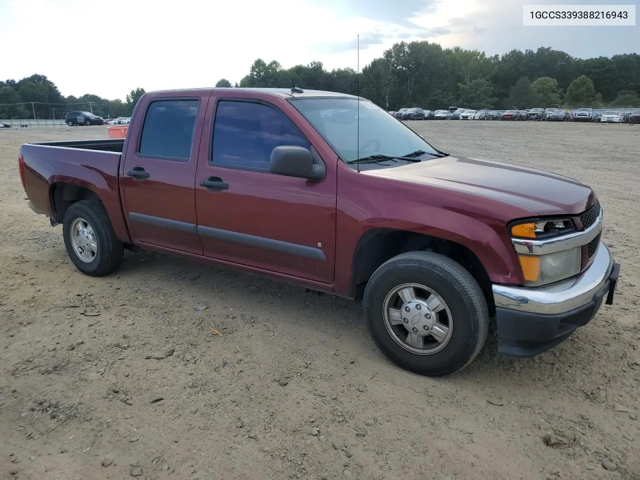 2008 Chevrolet Colorado Lt VIN: 1GCCS339388216943 Lot: 69306274