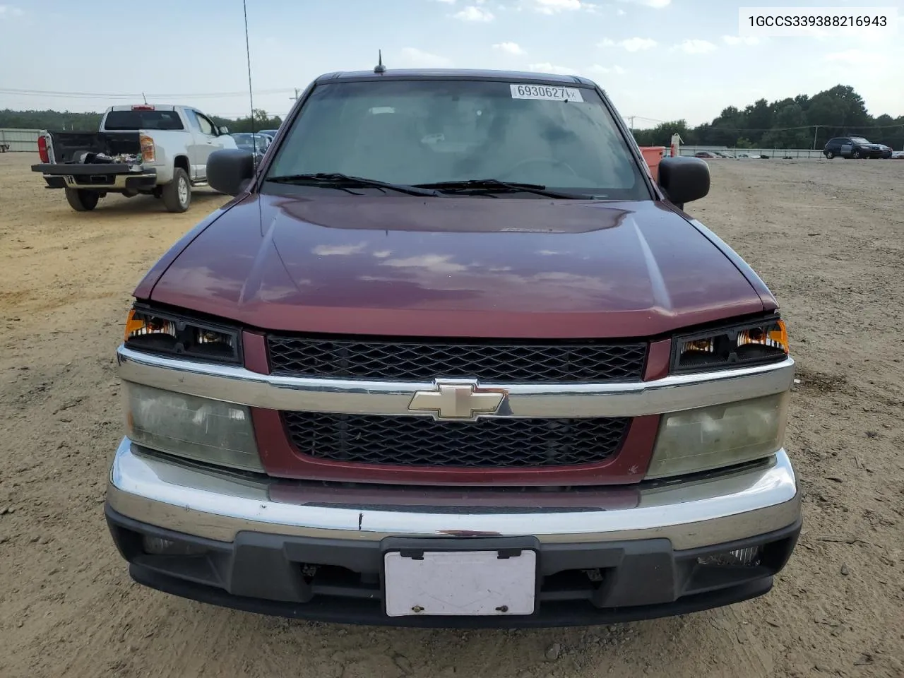 2008 Chevrolet Colorado Lt VIN: 1GCCS339388216943 Lot: 69306274