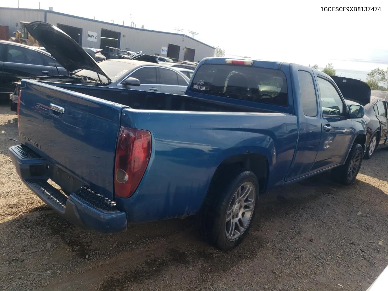 2011 Chevrolet Colorado Lt VIN: 1GCESCF9XB8137474 Lot: 69975464