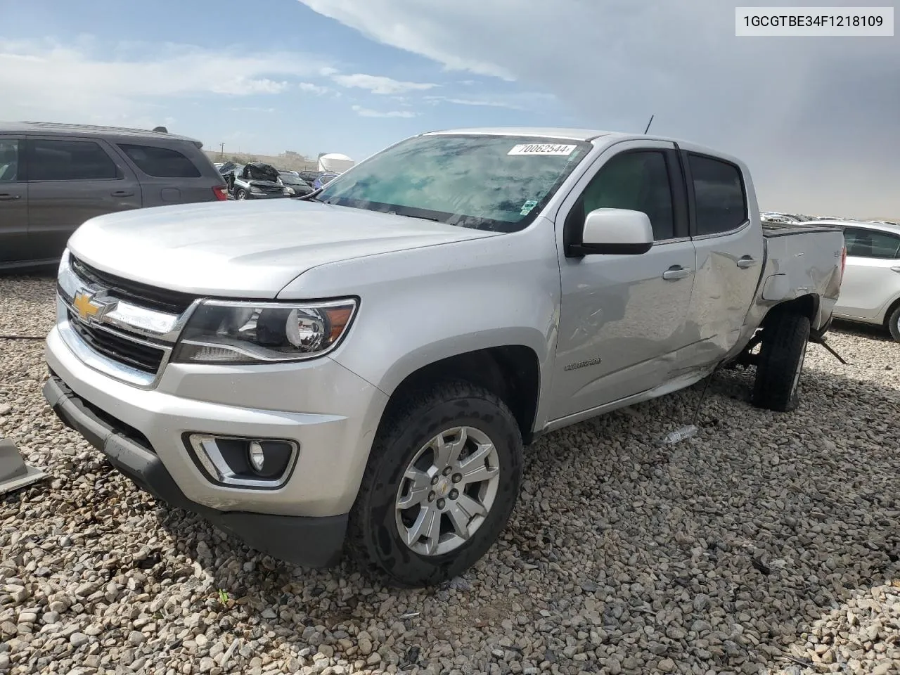 2015 Chevrolet Colorado Lt VIN: 1GCGTBE34F1218109 Lot: 70062544