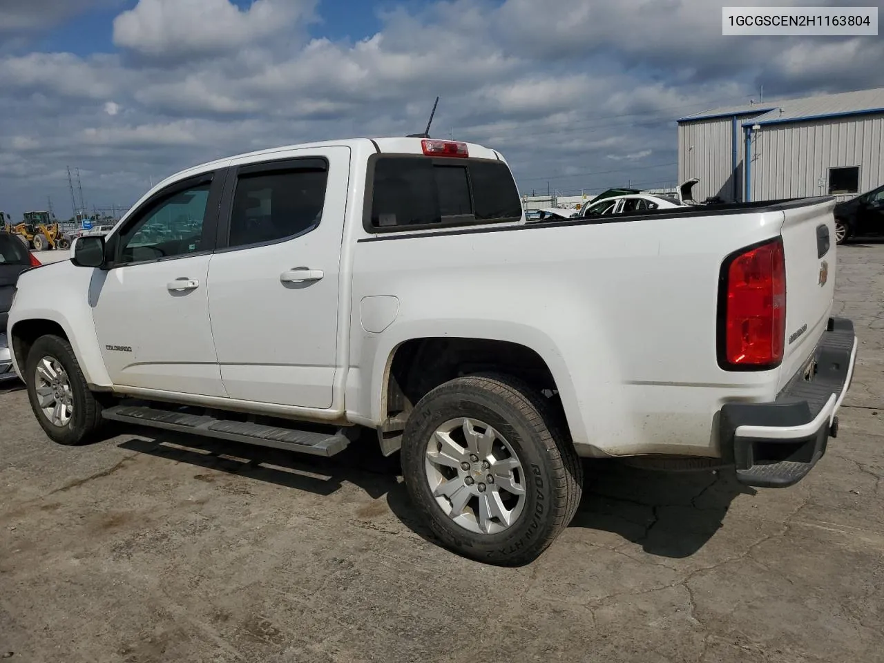 2017 Chevrolet Colorado Lt VIN: 1GCGSCEN2H1163804 Lot: 71463524