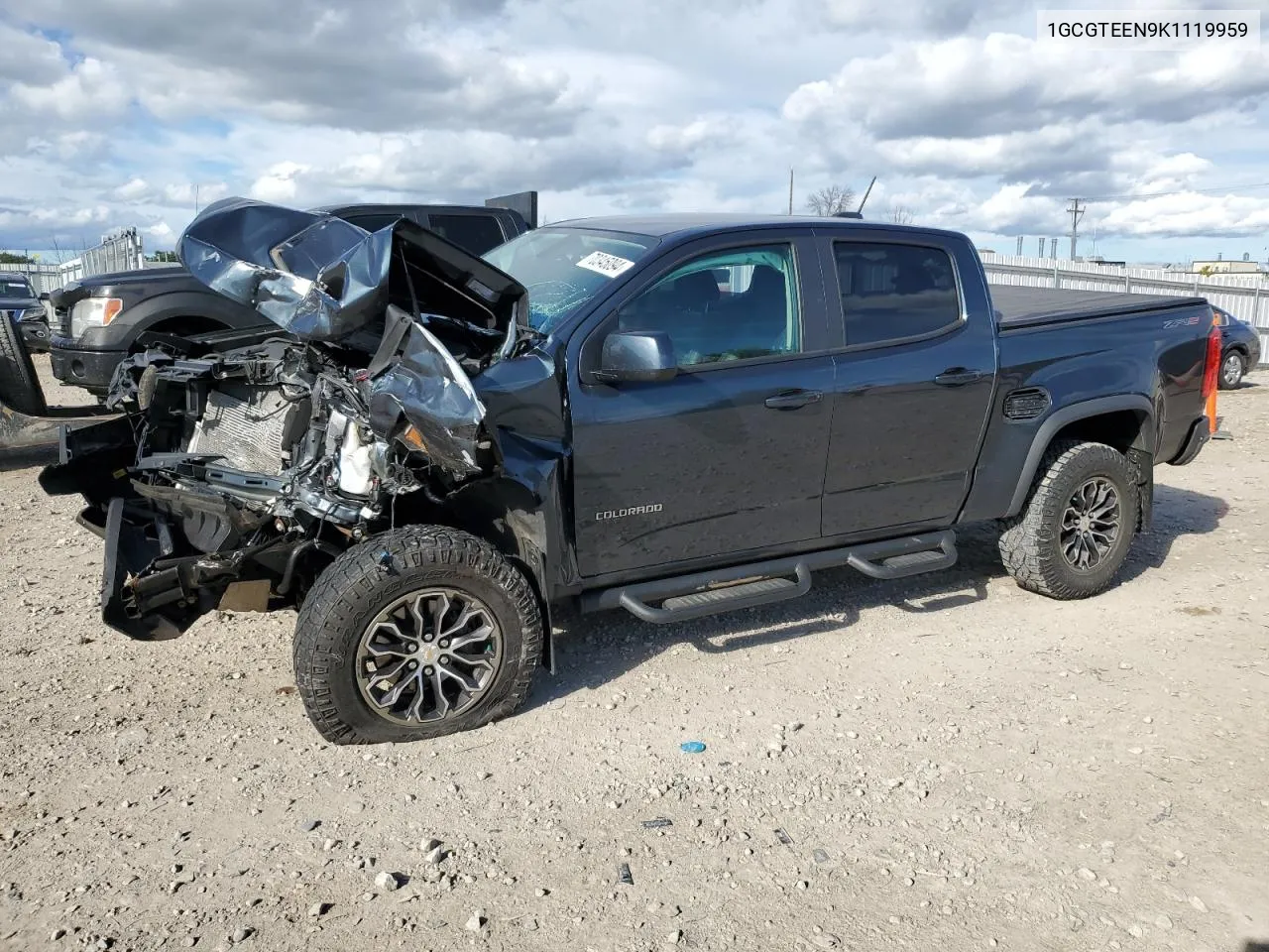 2019 Chevrolet Colorado Zr2 VIN: 1GCGTEEN9K1119959 Lot: 70345094