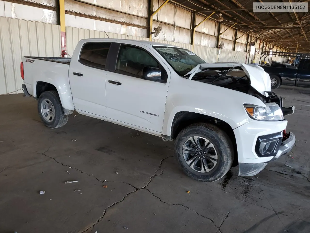 2022 Chevrolet Colorado Z71 VIN: 1GCGSDEN8N1135152 Lot: 71853974