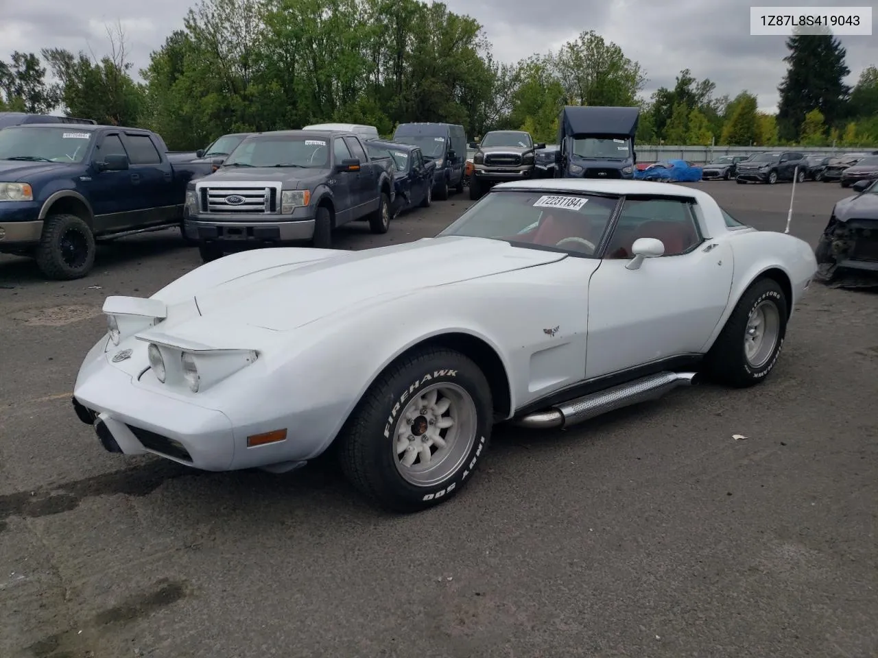 1Z87L8S419043 1978 Chevrolet Corvette