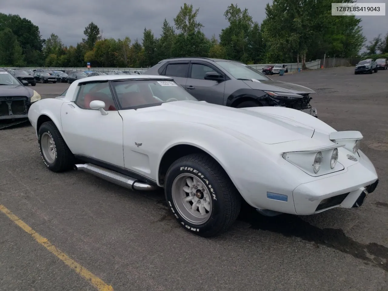 1Z87L8S419043 1978 Chevrolet Corvette