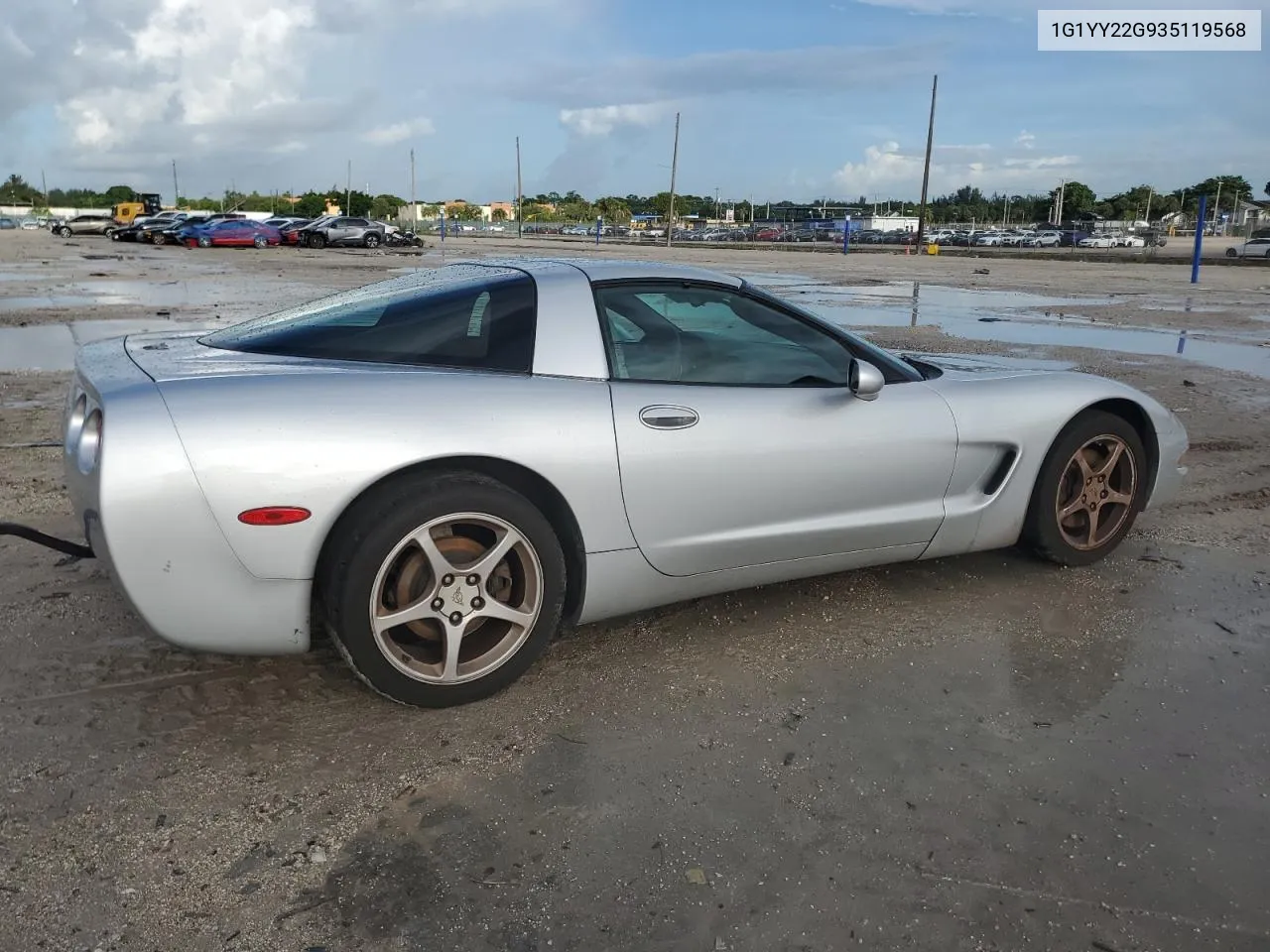 2003 Chevrolet Corvette VIN: 1G1YY22G935119568 Lot: 69677044