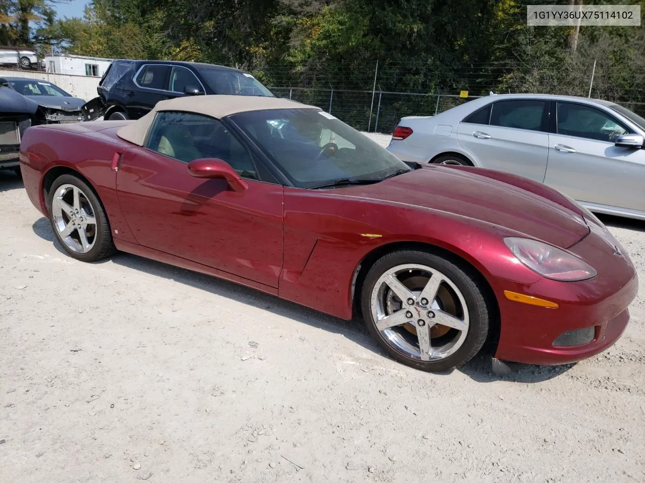 2007 Chevrolet Corvette VIN: 1G1YY36UX75114102 Lot: 71220414