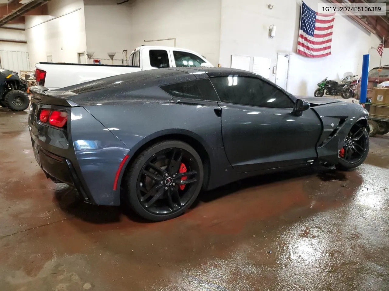 2014 Chevrolet Corvette Stingray Z51 2Lt VIN: 1G1YJ2D74E5106389 Lot: 71802324