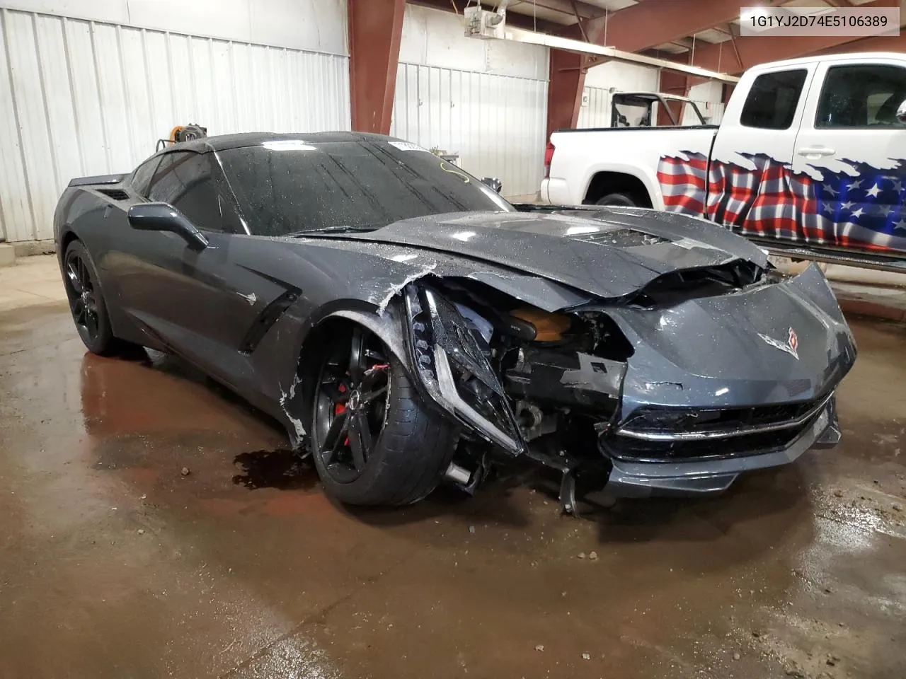 2014 Chevrolet Corvette Stingray Z51 2Lt VIN: 1G1YJ2D74E5106389 Lot: 71802324