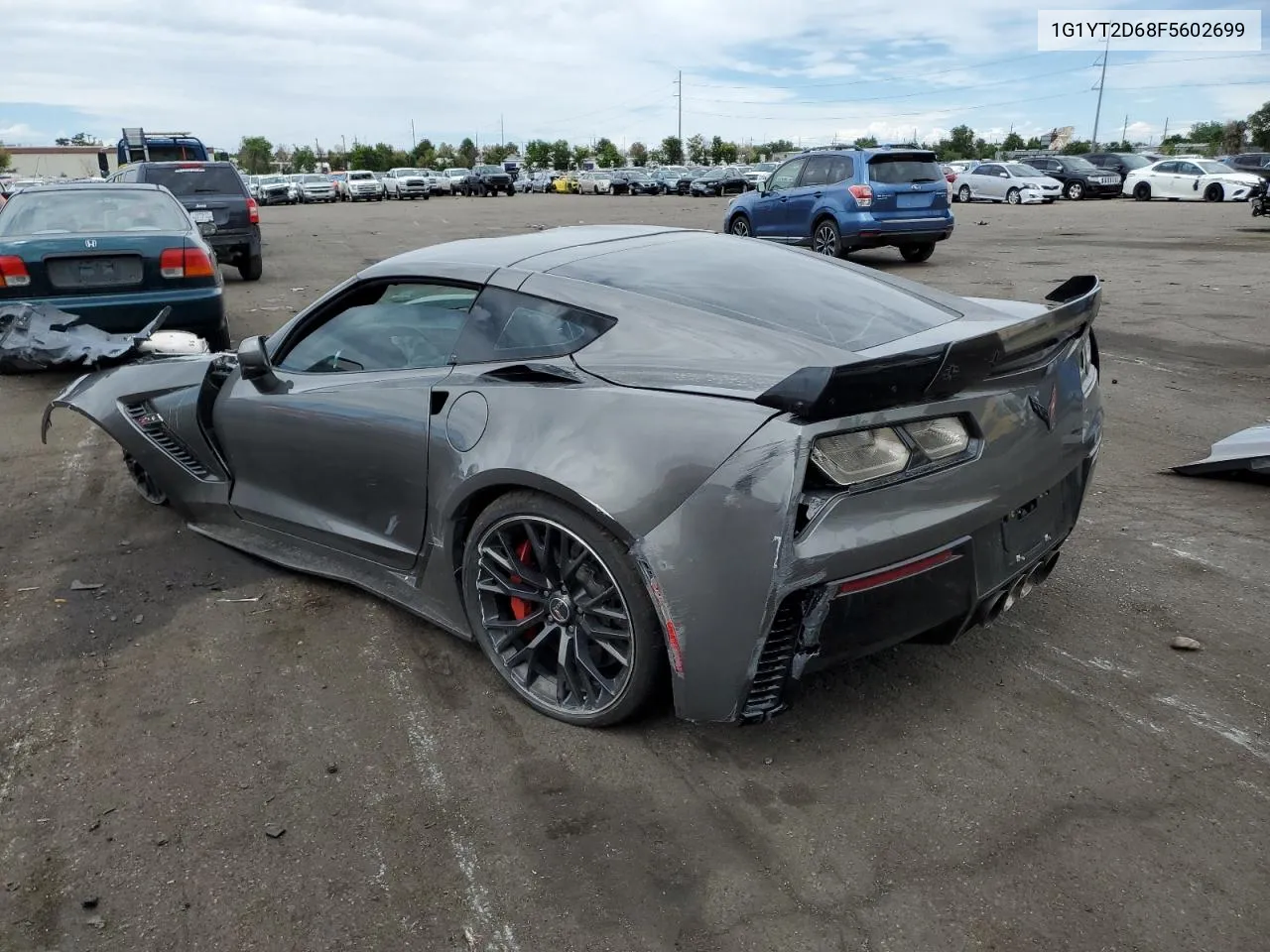 2015 Chevrolet Corvette Z06 3Lz VIN: 1G1YT2D68F5602699 Lot: 61119854