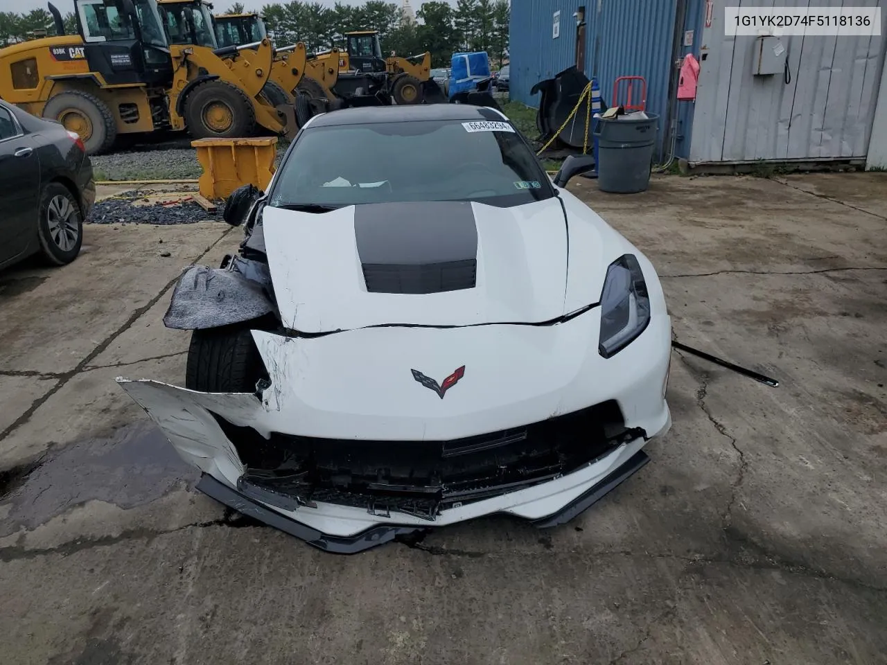 1G1YK2D74F5118136 2015 Chevrolet Corvette Stingray Z51 2Lt