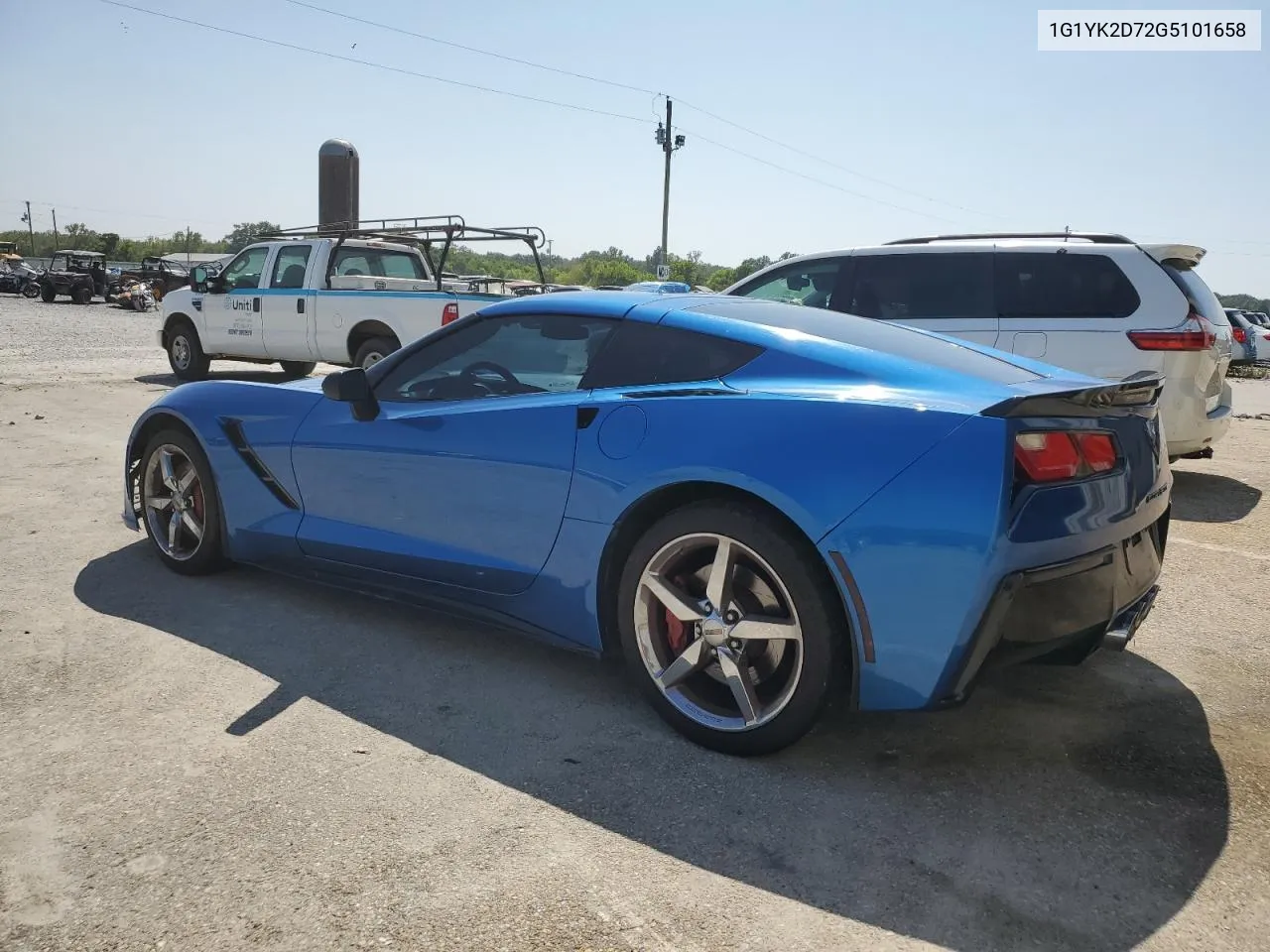 1G1YK2D72G5101658 2016 Chevrolet Corvette Stingray Z51 2Lt