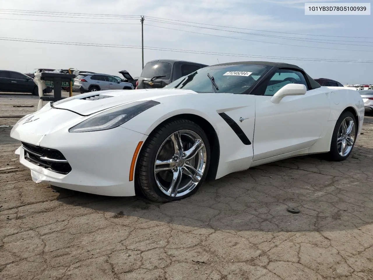 2016 Chevrolet Corvette Stingray 1Lt VIN: 1G1YB3D78G5100939 Lot: 71245244