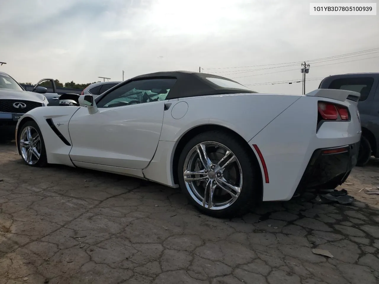 2016 Chevrolet Corvette Stingray 1Lt VIN: 1G1YB3D78G5100939 Lot: 71245244