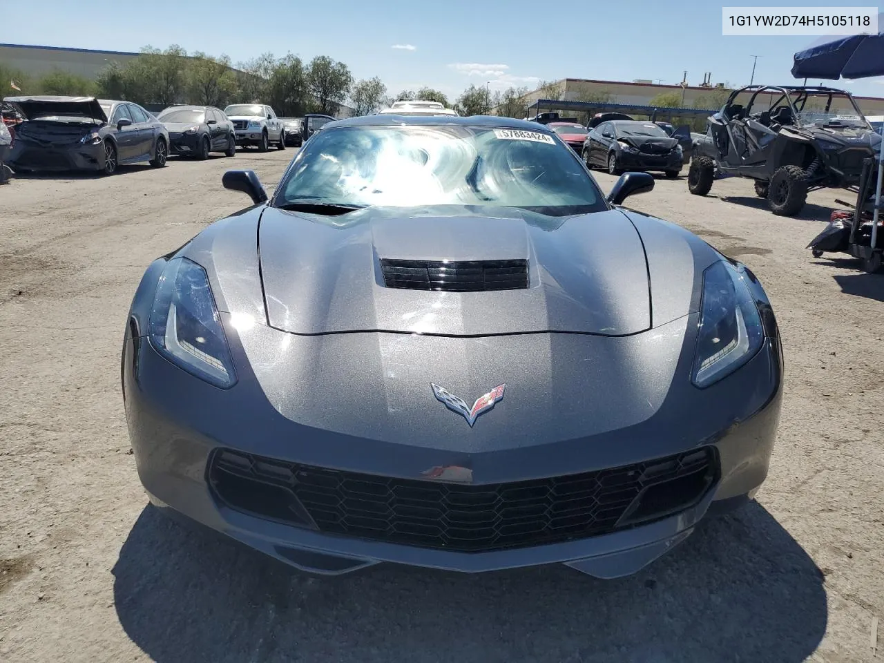 1G1YW2D74H5105118 2017 Chevrolet Corvette Grand Sport 1Lt