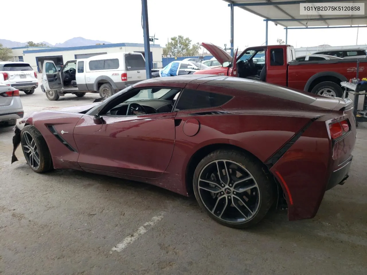 2019 Chevrolet Corvette Stingray 1Lt VIN: 1G1YB2D75K5120858 Lot: 58449404