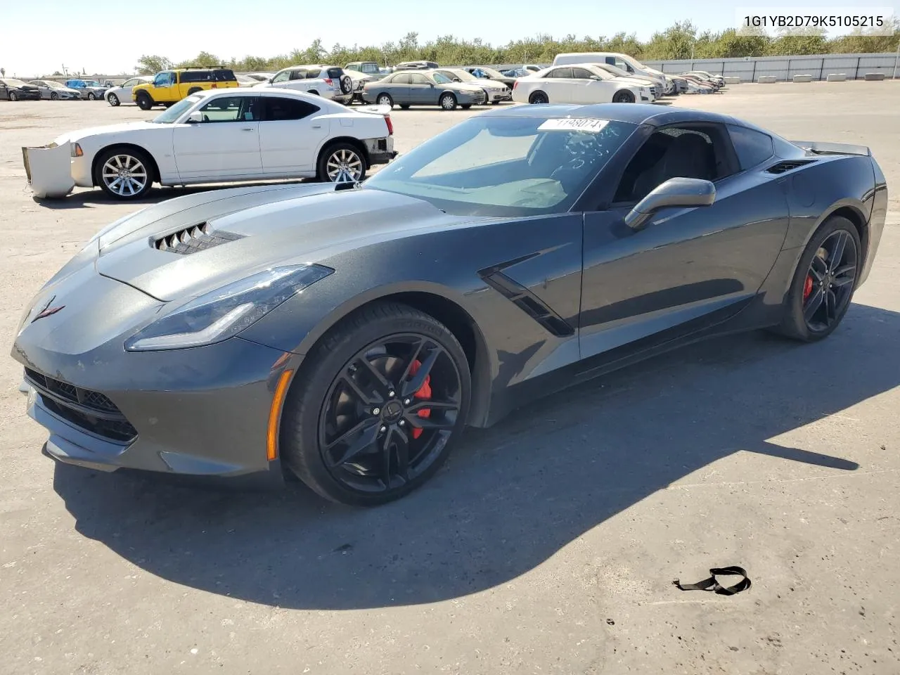 2019 Chevrolet Corvette Stingray 1Lt VIN: 1G1YB2D79K5105215 Lot: 71198074