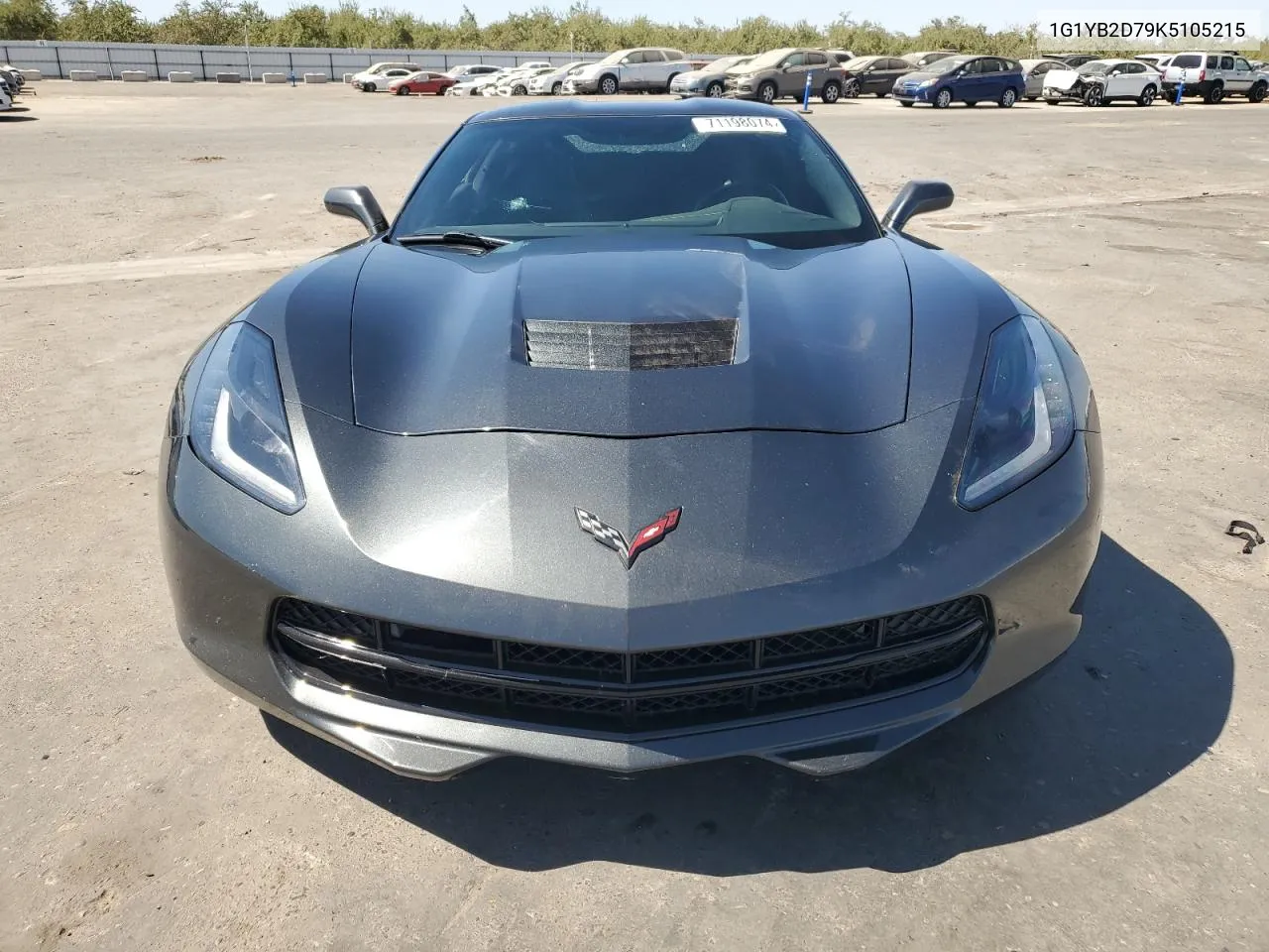 1G1YB2D79K5105215 2019 Chevrolet Corvette Stingray 1Lt