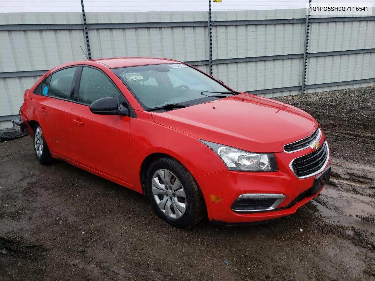 2016 Chevrolet Cruze Limited Ls VIN: 1G1PC5SH9G7116541 Lot: 36493013