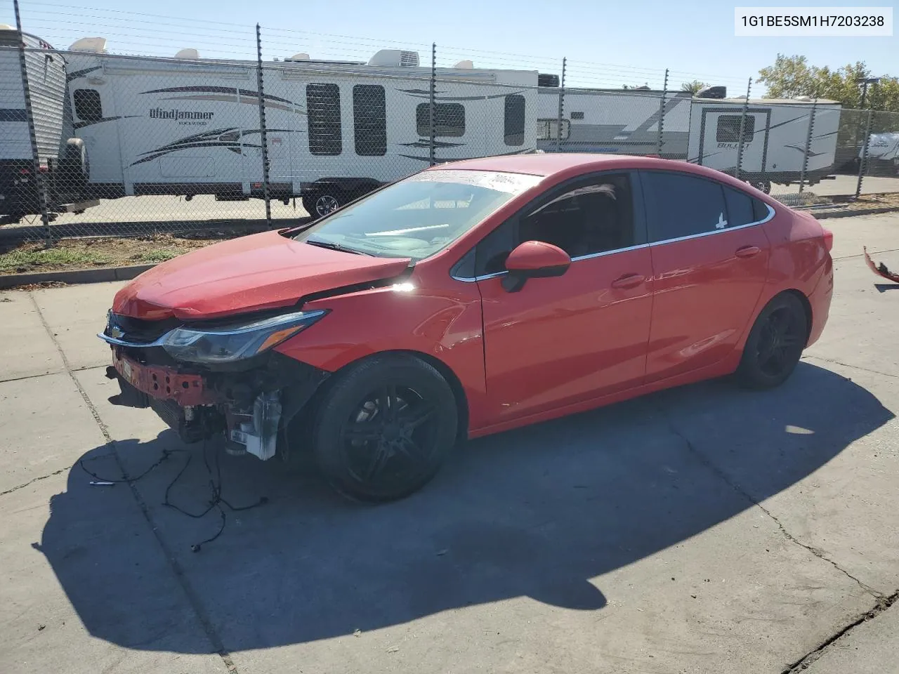 1G1BE5SM1H7203238 2017 Chevrolet Cruze Lt