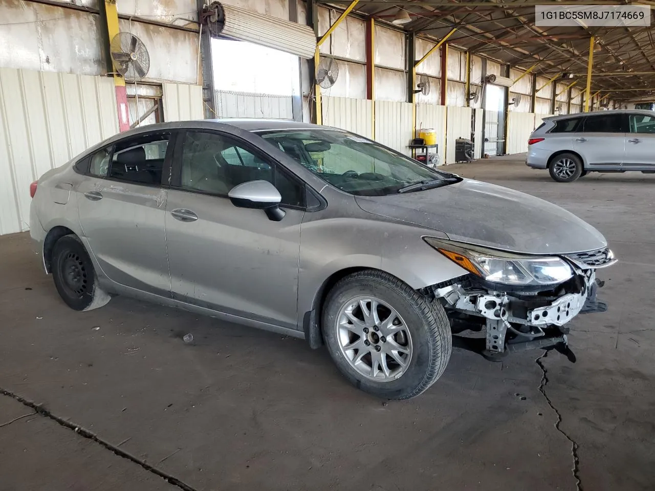 2018 Chevrolet Cruze Ls VIN: 1G1BC5SM8J7174669 Lot: 72275774