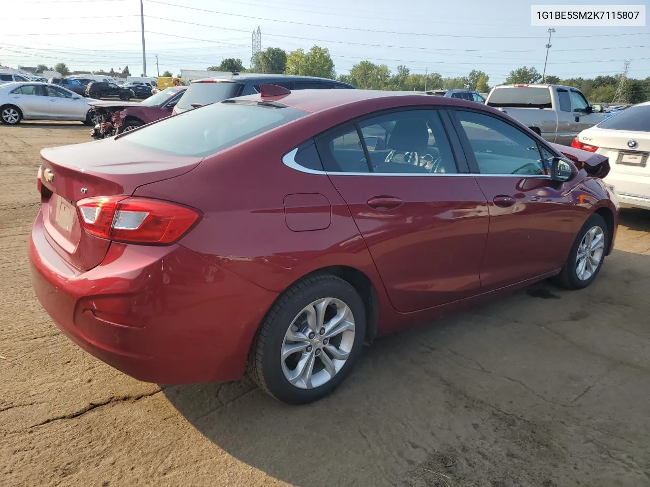 2019 Chevrolet Cruze Lt VIN: 1G1BE5SM2K7115807 Lot: 69685494