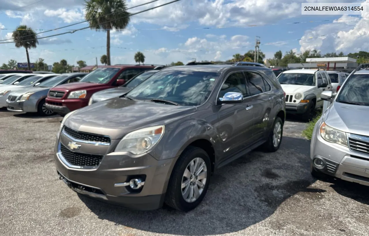 2010 Chevrolet Equinox Ltz VIN: 2CNALFEW0A6314554 Lot: 72433014