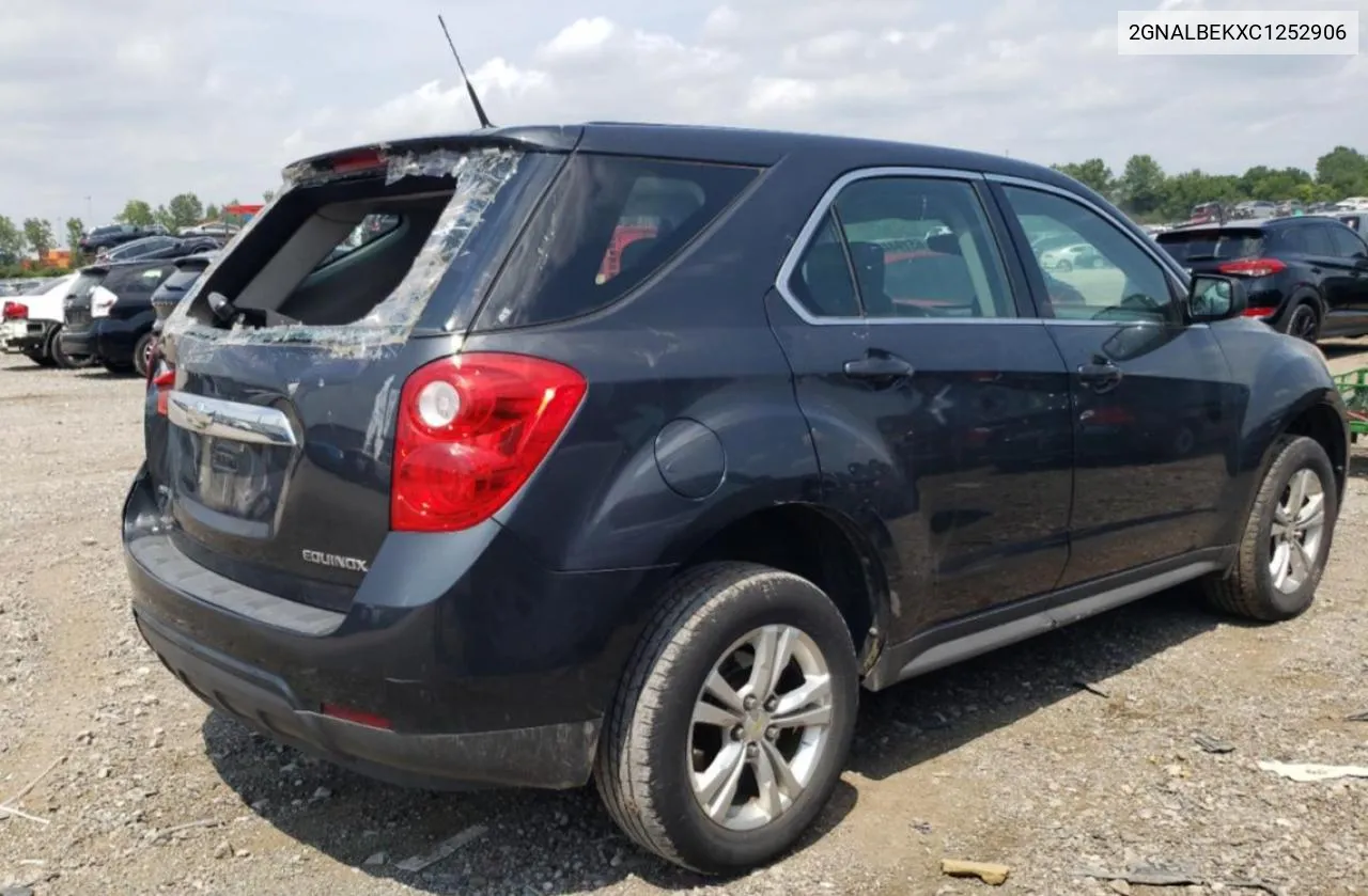 2012 Chevrolet Equinox Ls VIN: 2GNALBEKXC1252906 Lot: 65194404