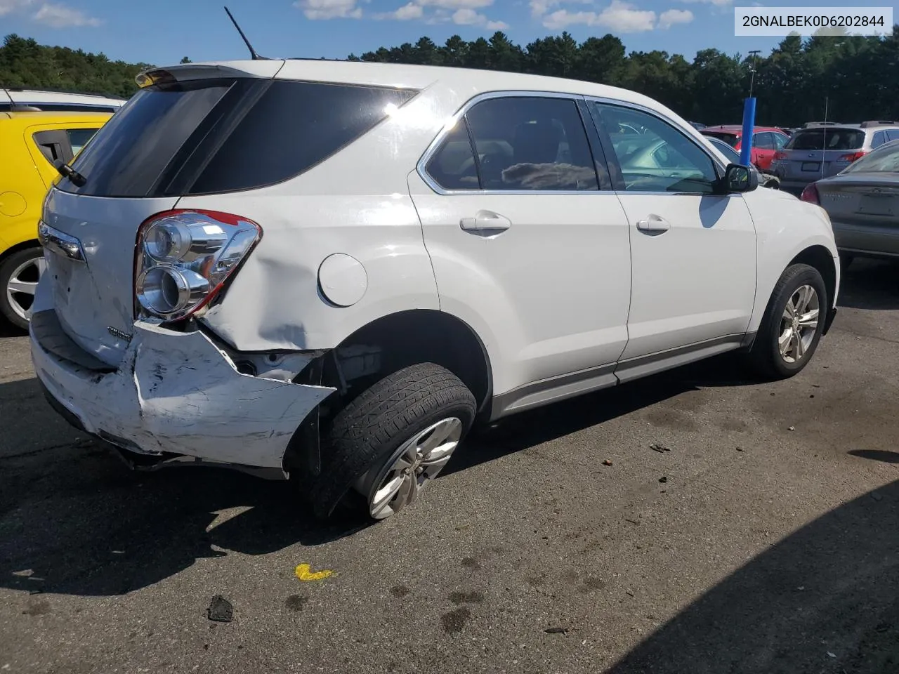 2013 Chevrolet Equinox Ls VIN: 2GNALBEK0D6202844 Lot: 70126984