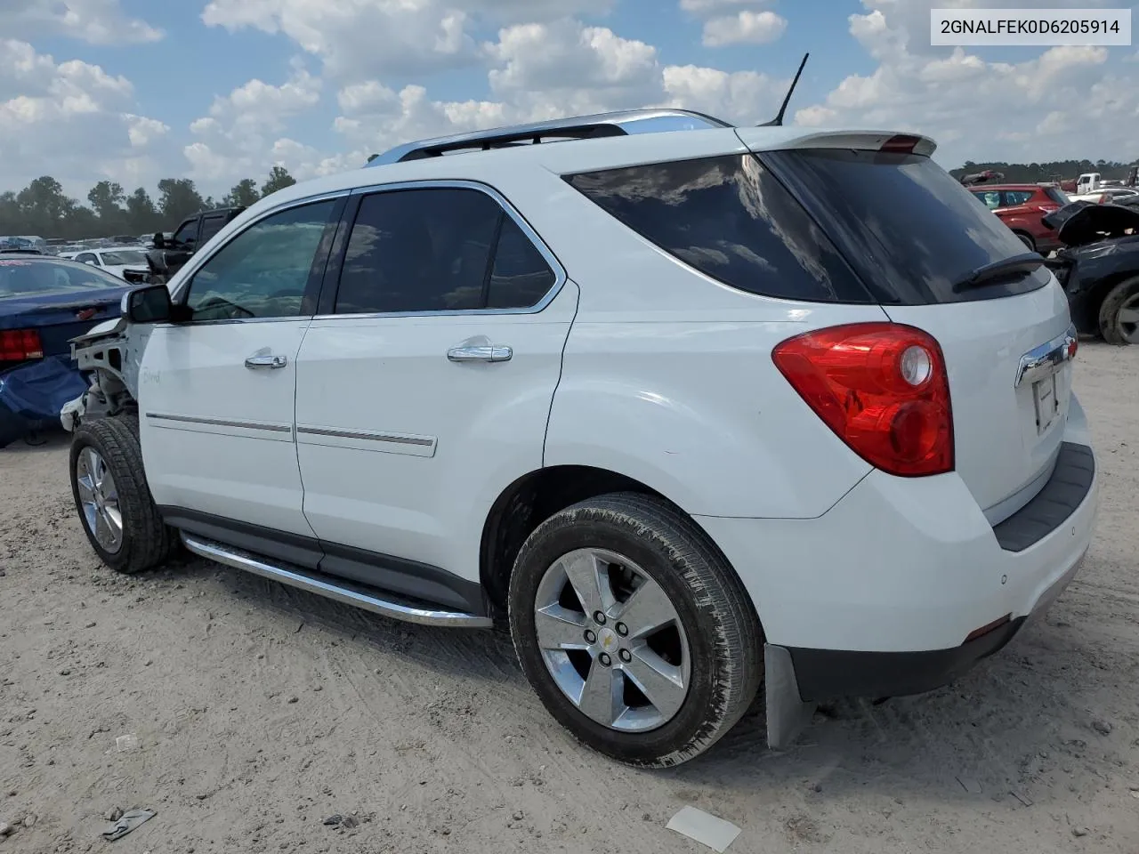 2013 Chevrolet Equinox Ltz VIN: 2GNALFEK0D6205914 Lot: 71713974