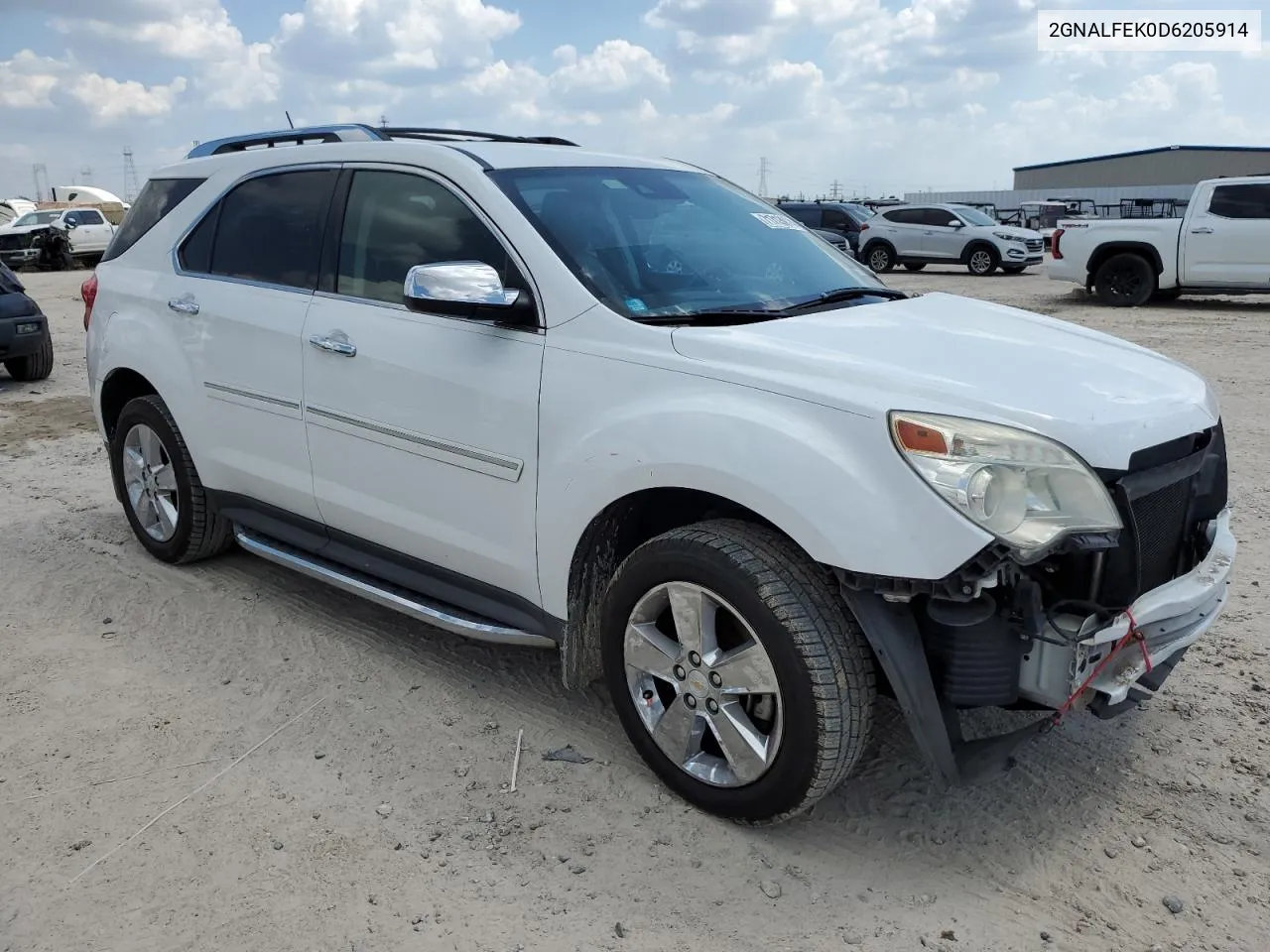 2013 Chevrolet Equinox Ltz VIN: 2GNALFEK0D6205914 Lot: 71713974