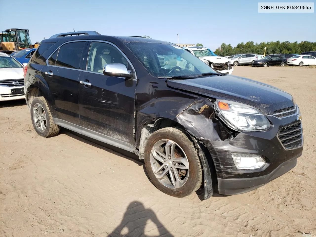 2016 Chevrolet Equinox Ltz VIN: 2GNFLGEK0G6340665 Lot: 71162814