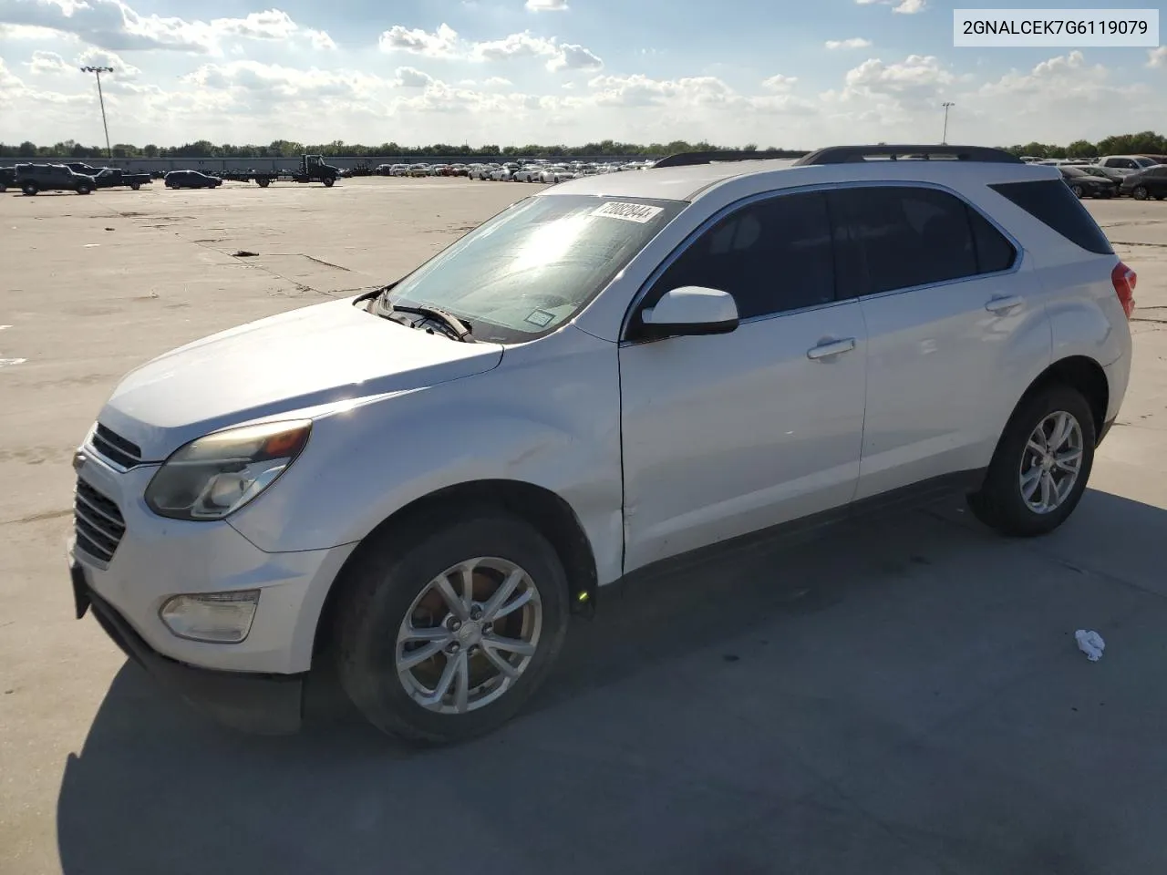 2016 Chevrolet Equinox Lt VIN: 2GNALCEK7G6119079 Lot: 72082844