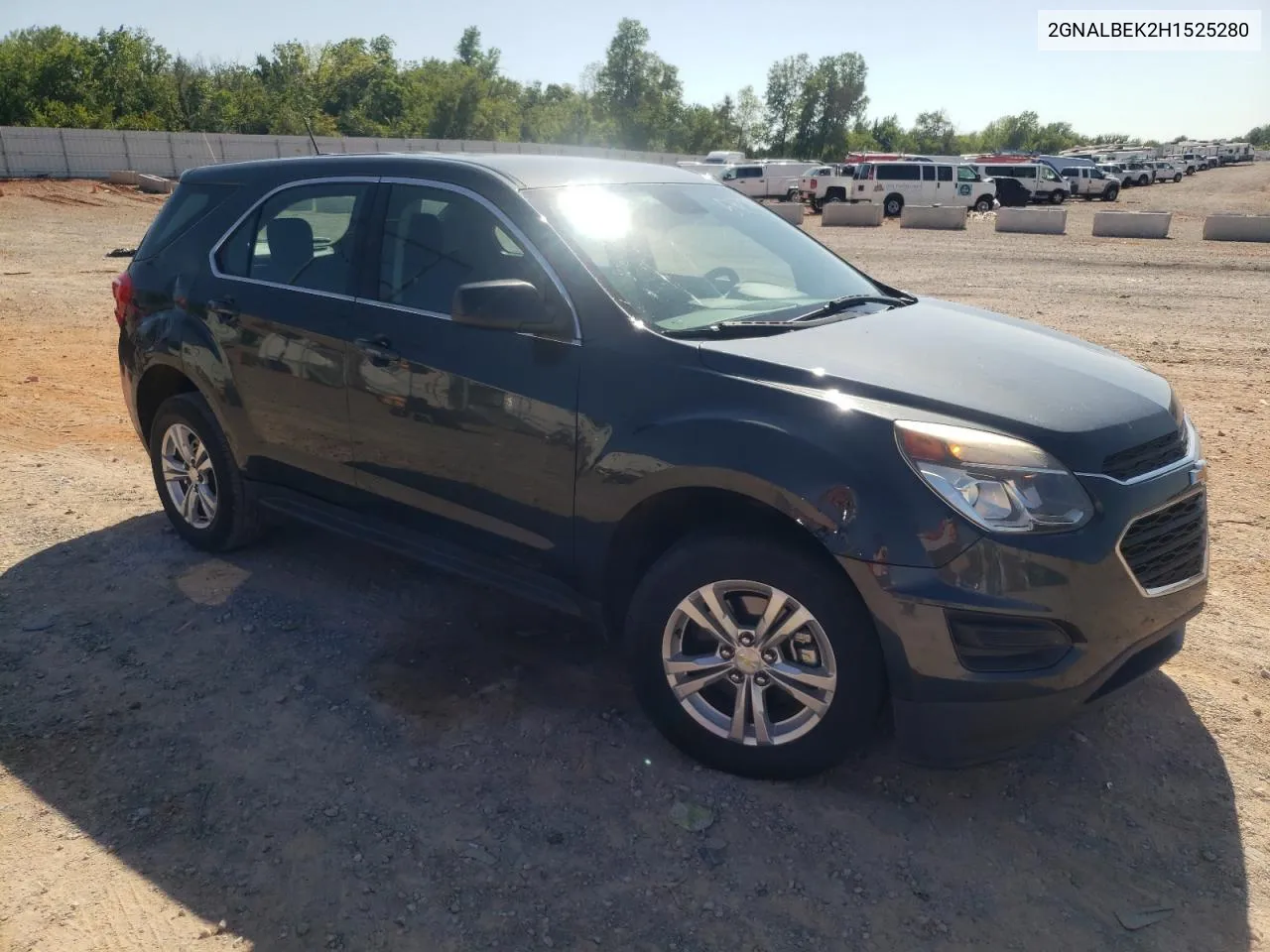 2017 Chevrolet Equinox Ls VIN: 2GNALBEK2H1525280 Lot: 58127674