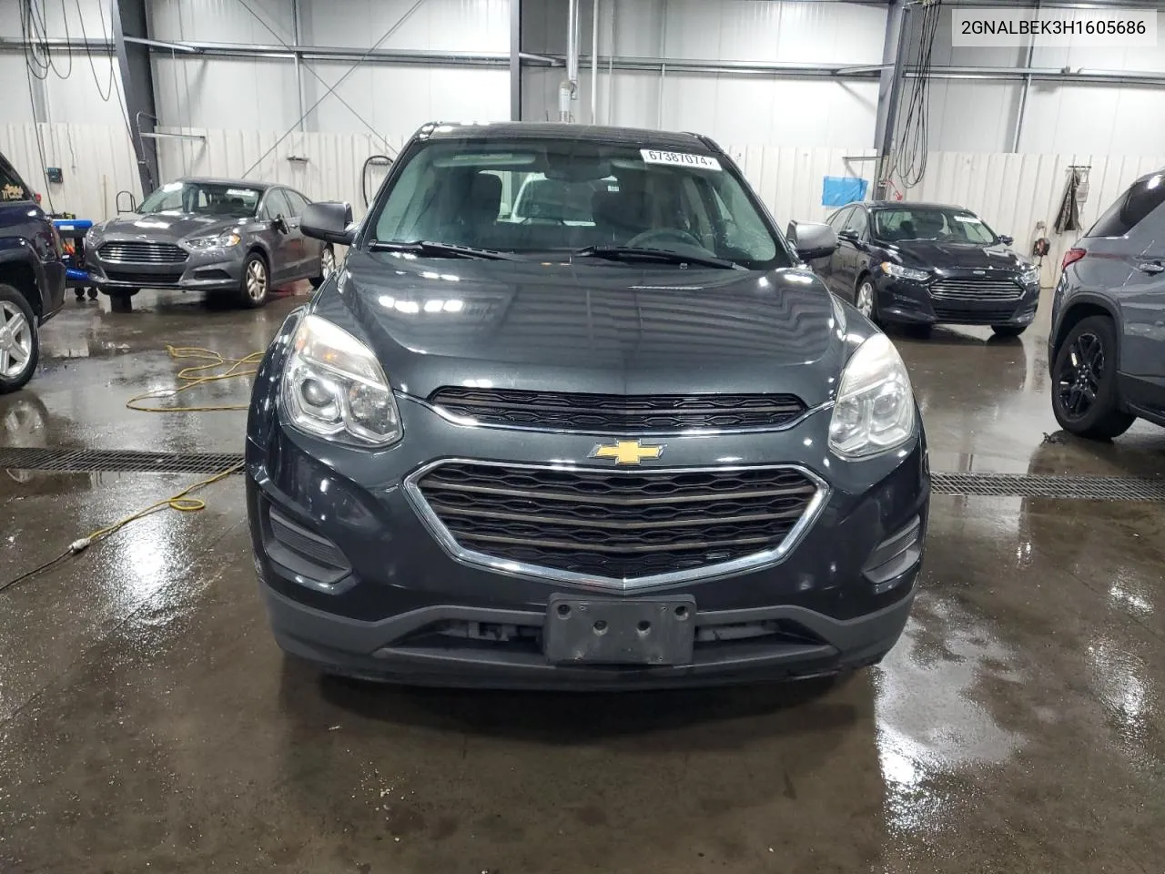 2017 Chevrolet Equinox Ls VIN: 2GNALBEK3H1605686 Lot: 67387074