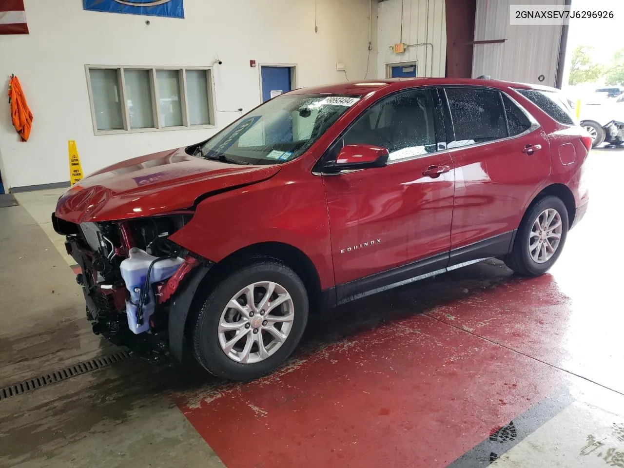 2GNAXSEV7J6296926 2018 Chevrolet Equinox Lt