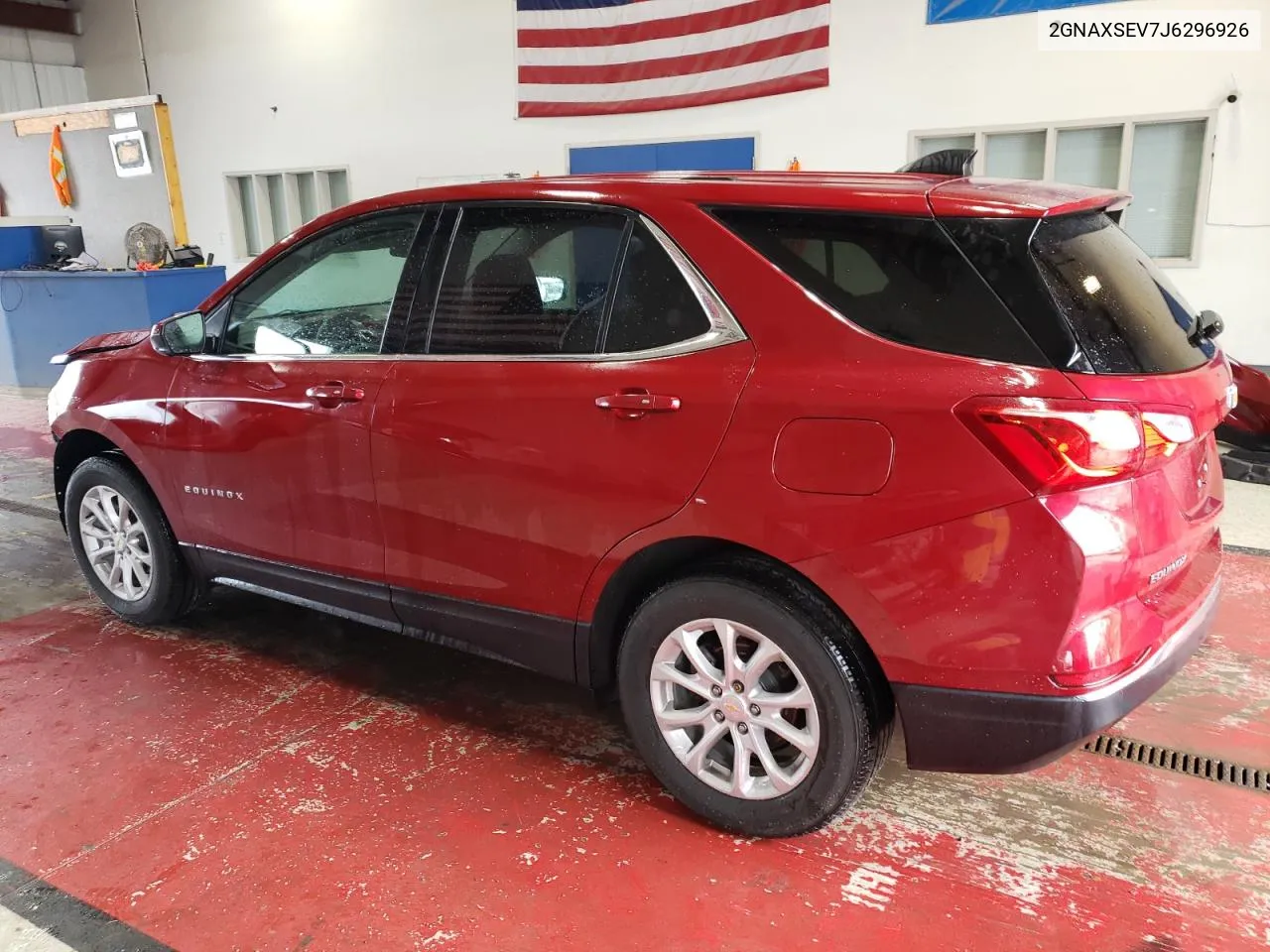 2018 Chevrolet Equinox Lt VIN: 2GNAXSEV7J6296926 Lot: 69893494