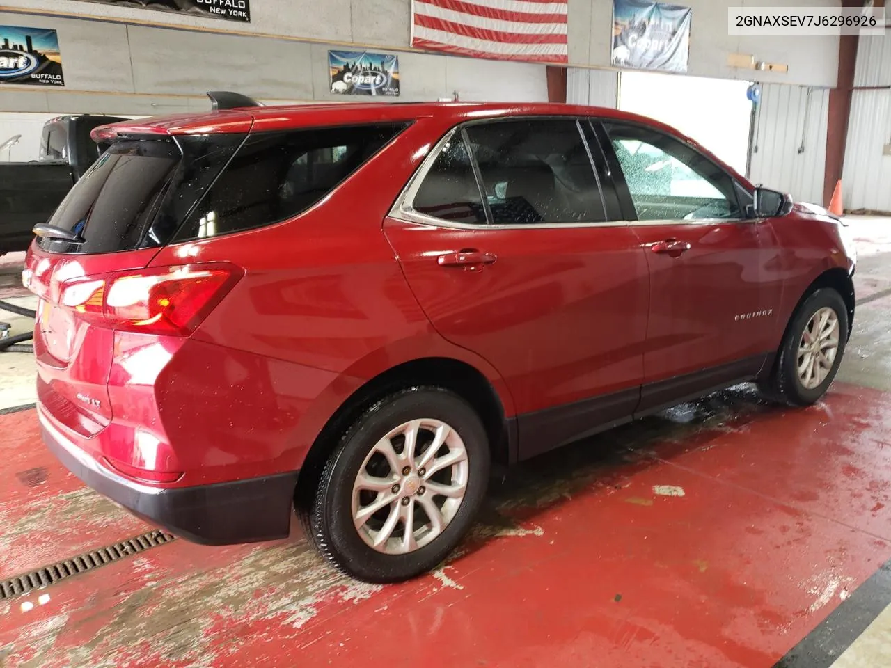 2018 Chevrolet Equinox Lt VIN: 2GNAXSEV7J6296926 Lot: 69893494