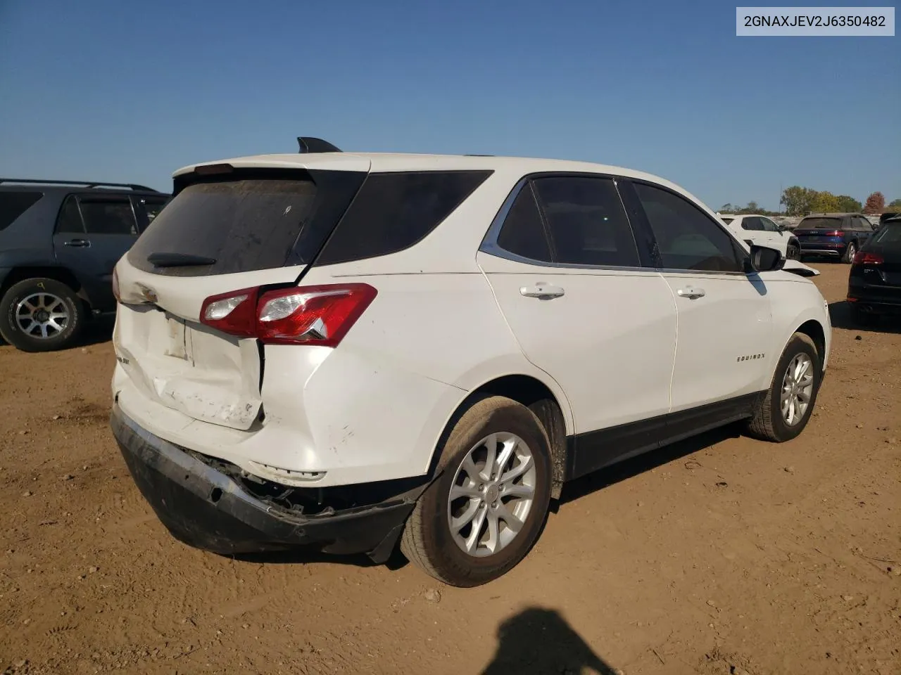 2GNAXJEV2J6350482 2018 Chevrolet Equinox Lt