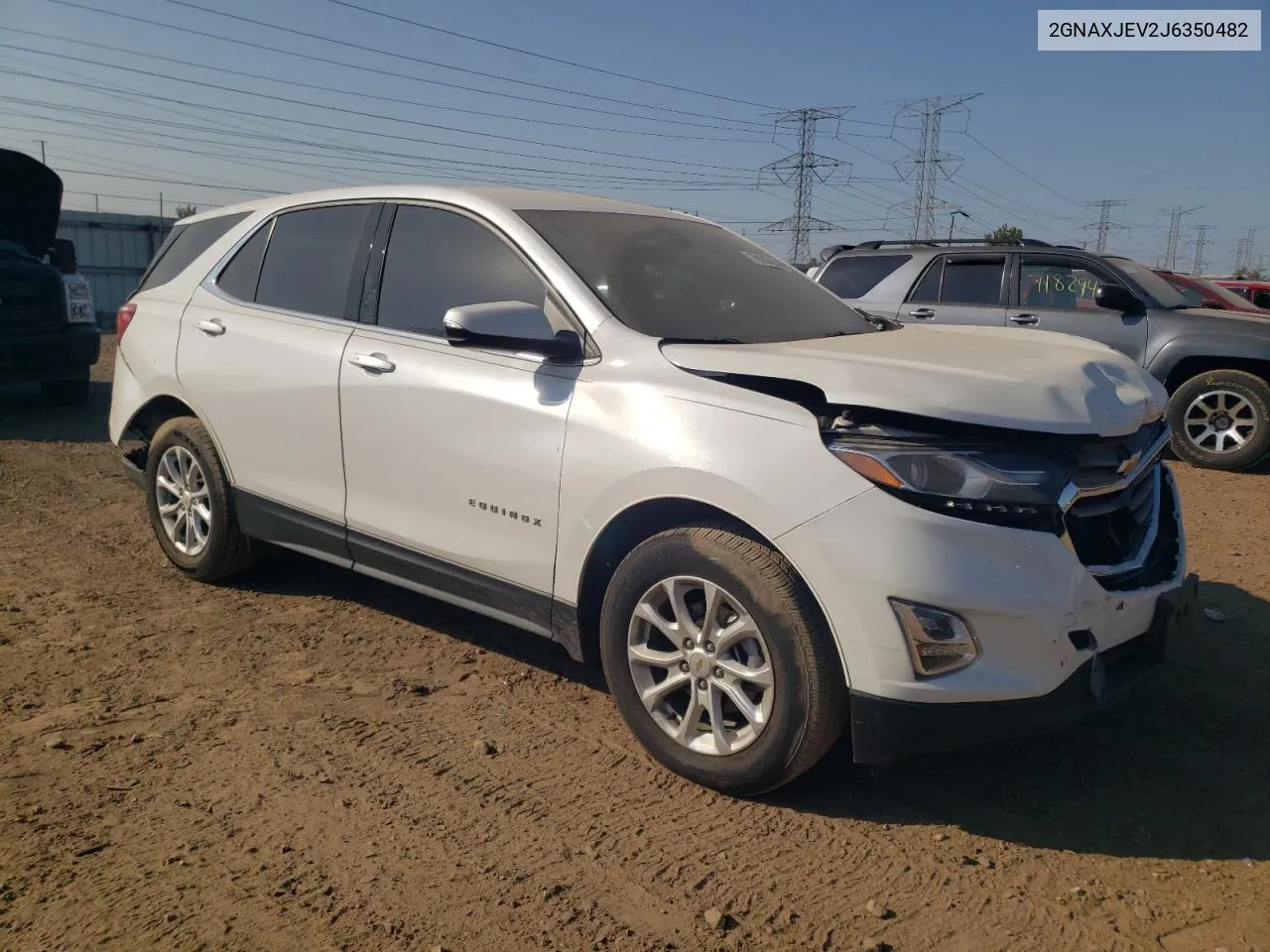 2GNAXJEV2J6350482 2018 Chevrolet Equinox Lt