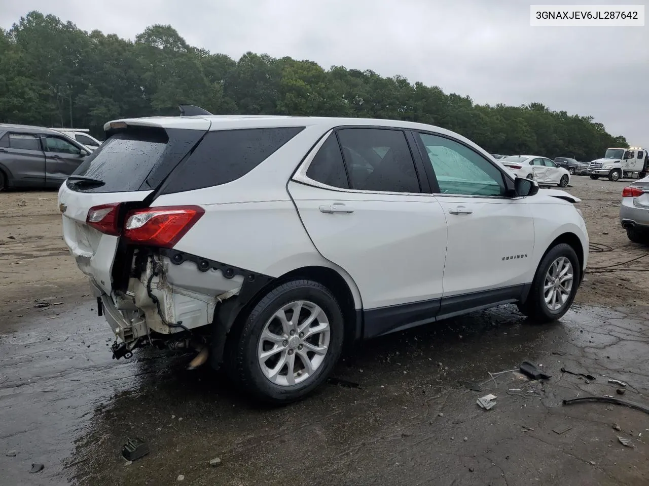 2018 Chevrolet Equinox Lt VIN: 3GNAXJEV6JL287642 Lot: 71260604