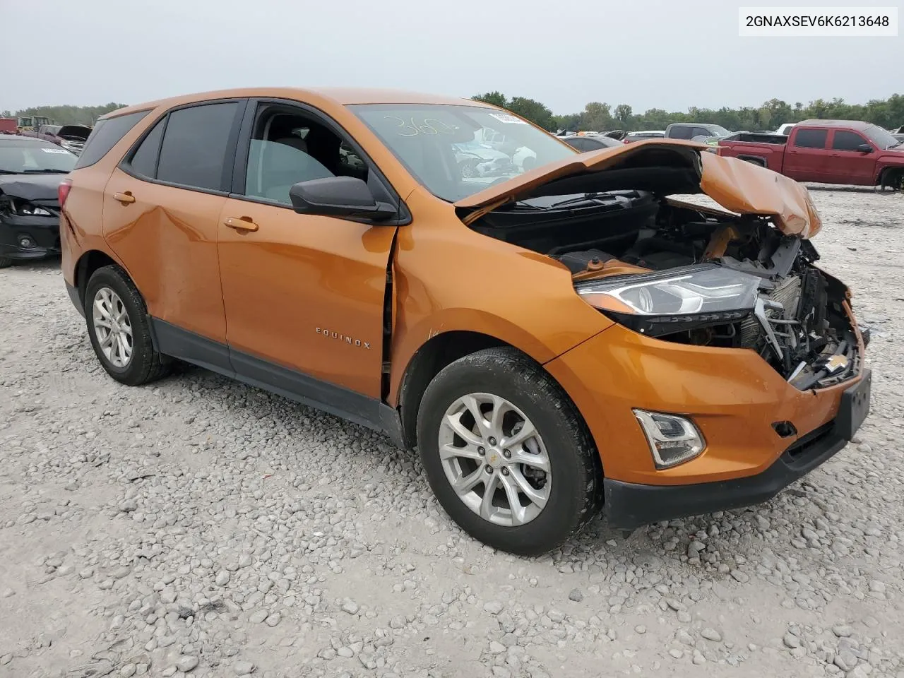 2019 Chevrolet Equinox Ls VIN: 2GNAXSEV6K6213648 Lot: 70585084