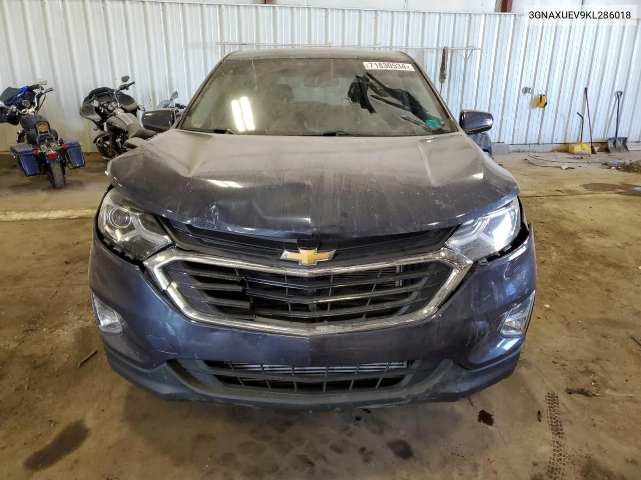 2019 Chevrolet Equinox Lt VIN: 3GNAXUEV9KL286018 Lot: 71830534