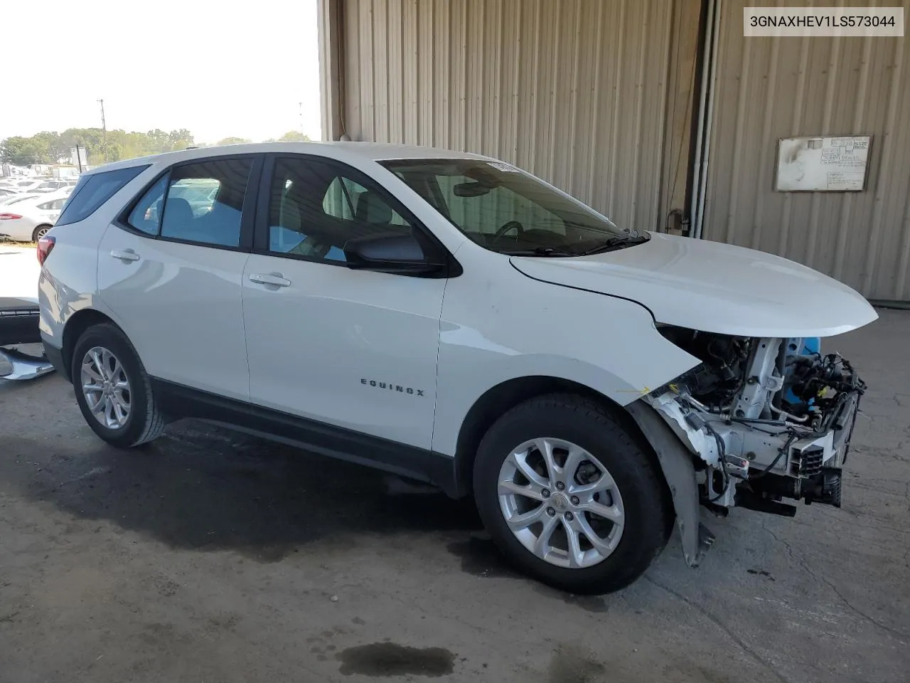 2020 Chevrolet Equinox Ls VIN: 3GNAXHEV1LS573044 Lot: 71410134