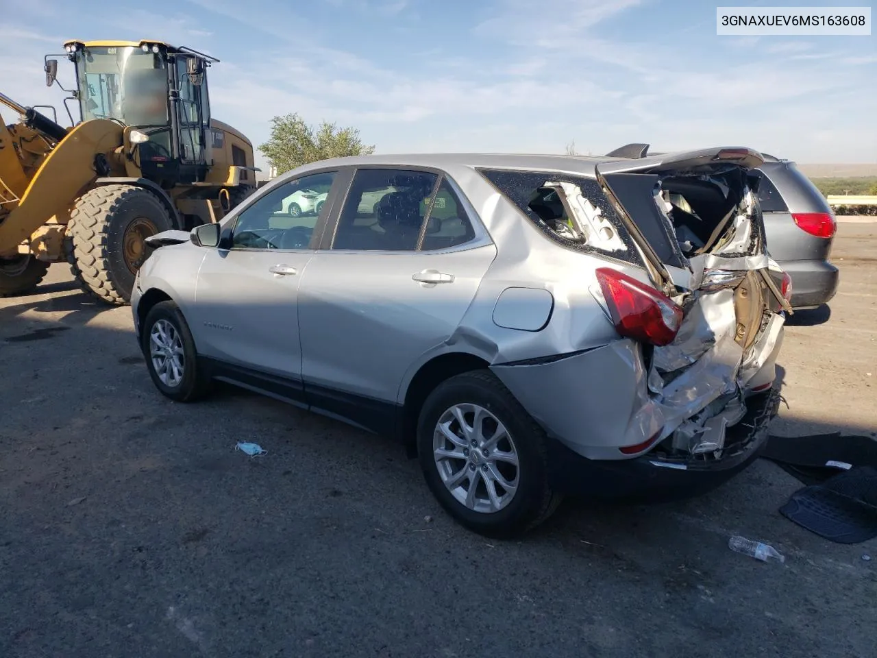 3GNAXUEV6MS163608 2021 Chevrolet Equinox Lt