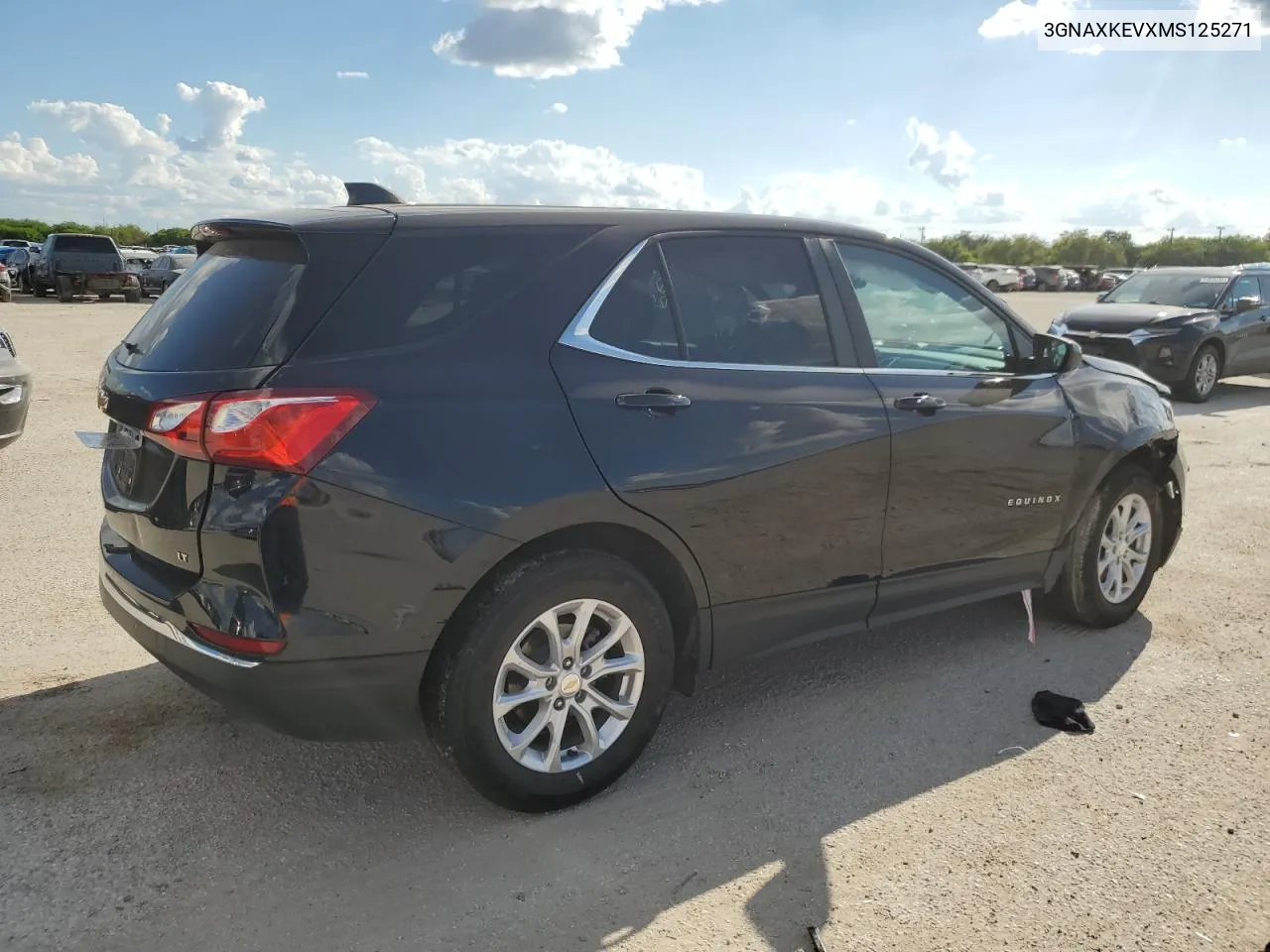 2021 Chevrolet Equinox Lt VIN: 3GNAXKEVXMS125271 Lot: 72241274