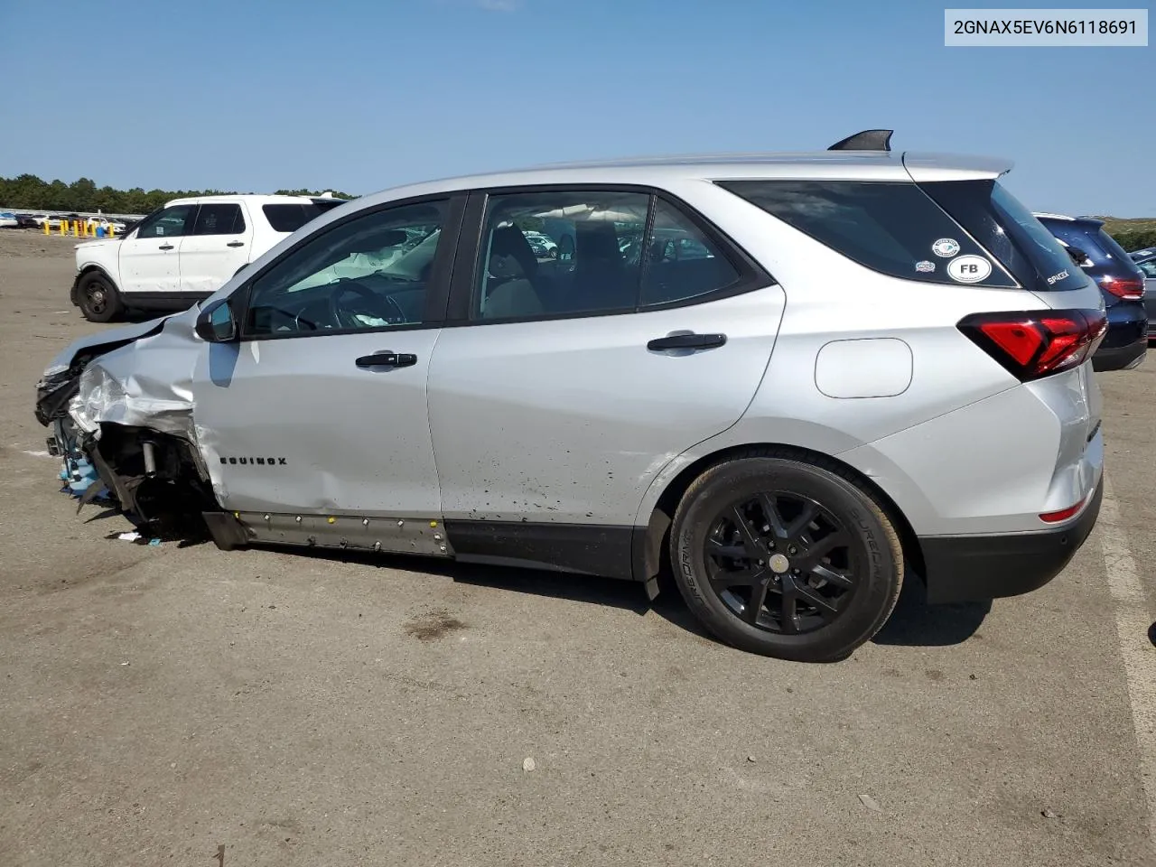 2022 Chevrolet Equinox Ls VIN: 2GNAX5EV6N6118691 Lot: 71406464