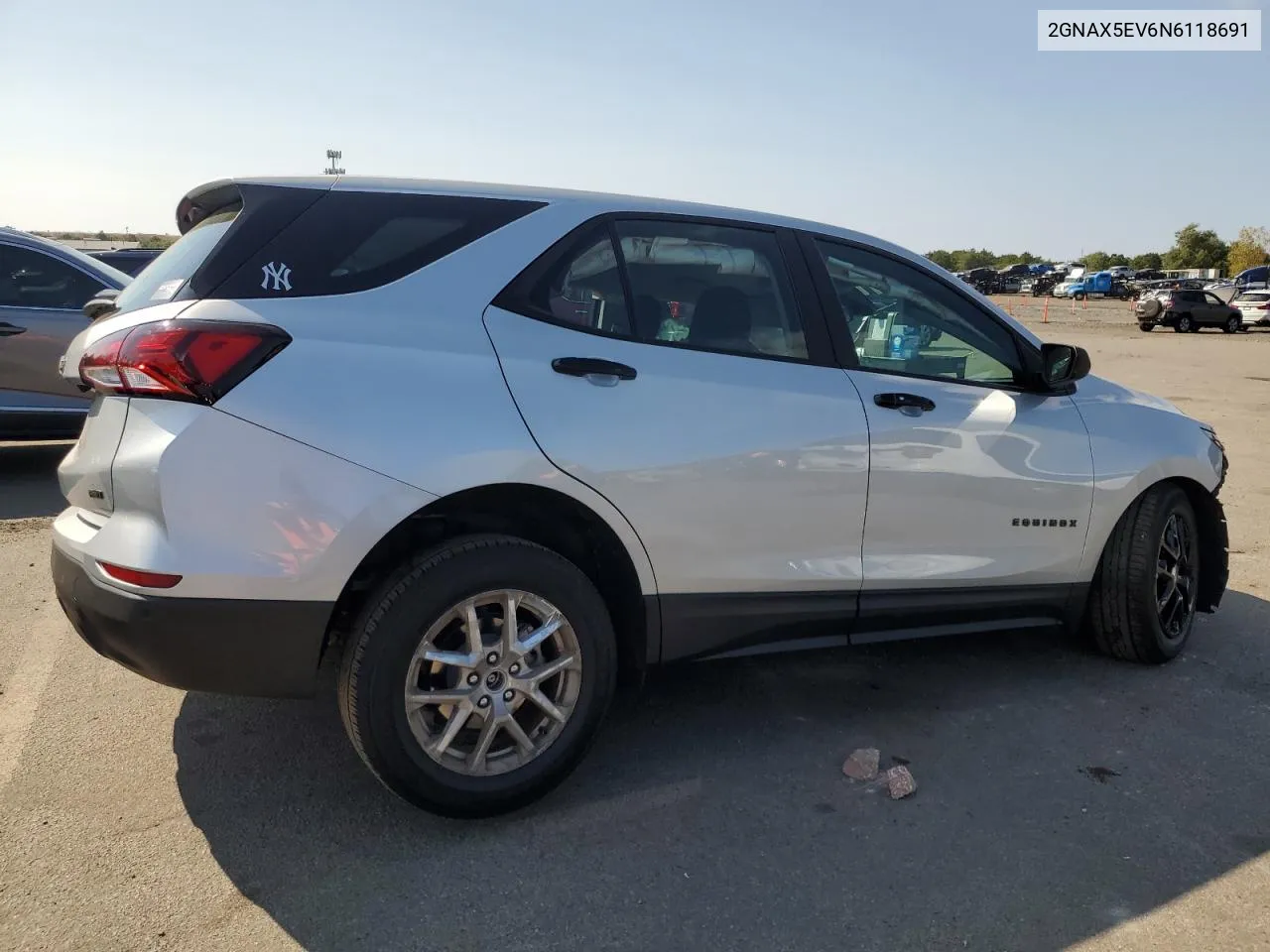 2022 Chevrolet Equinox Ls VIN: 2GNAX5EV6N6118691 Lot: 71406464